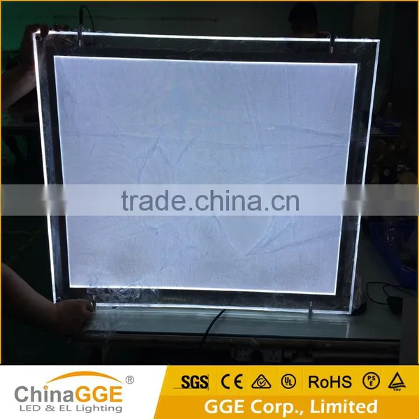 A4 A3 Size Hanging LED Light Box For Window Display Acrylic LED Light Real Estate Window Display photo-3