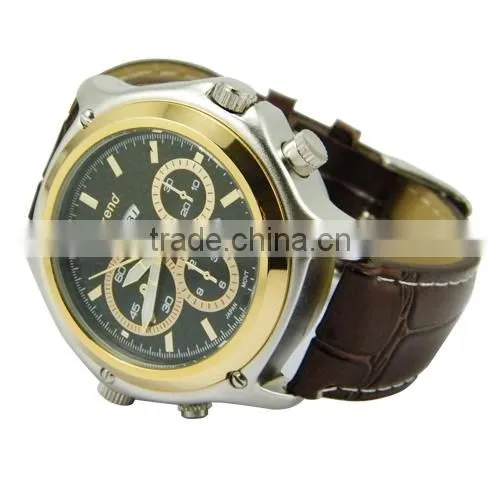 Waterproof Leather HD 1920 x 1080P 4GB Hidden Camera Watch DVR photo-4