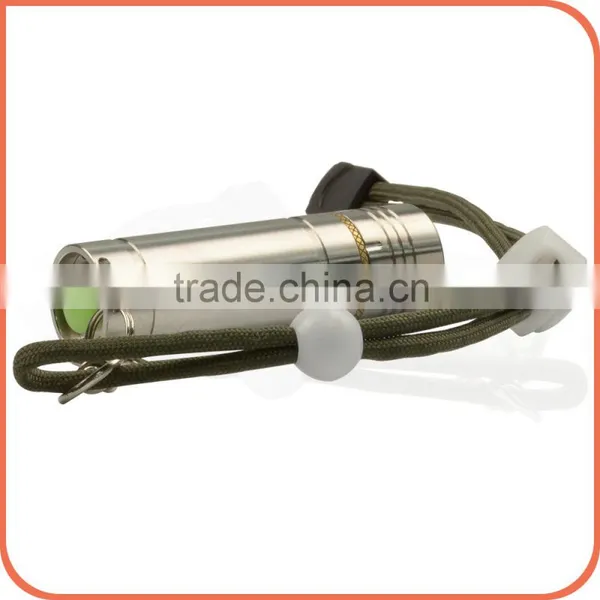 Transparent Reflector Grade 2 Titanium Alloy Q5 300lm Memory 6-Mode Led Flash Light Mini Pocket Size photo-4