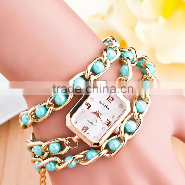 2016 Factory Wholesale Pearl Wristwatch Bracelet