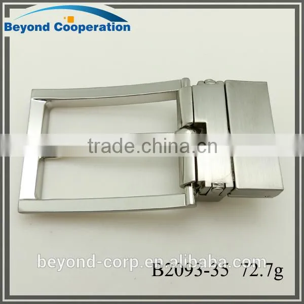 Fashion Men's Rotatory Pin Buckle Vortical Belt Buckle Rotary Clamp Pin Buckle photo-2