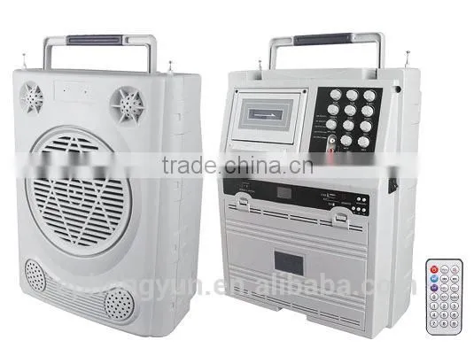Portable Wireless PA Amplifier, Wireless PA System, FM/USB Record Amplifier