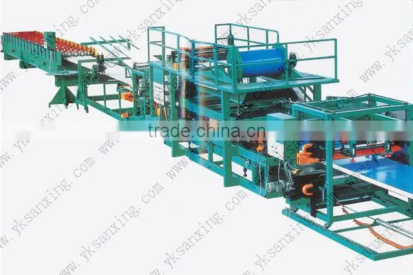 EPS/ Rock Wool Sandwich Panel Machine photo-2
