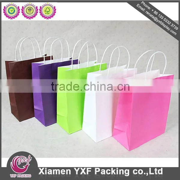 Twist Handle Bags Colored Black Handle Gift Bags photo-3
