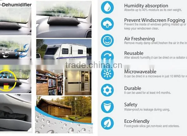 Walmart & BSCI Audited Manufacturer Supply Reusable Car Damp Absorber Rid Bag photo-5