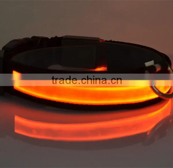 Beautiful Pet Dog Collars and Leads LED Light Pet Mascotas Cachorro Collars Large Dogs Luminous Fluorescent Collars Harness photo-6