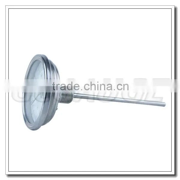 3Inch All Stainless Steel Hermetically Sealed External Calibrator Bimetal Thermometer for Outlet Solar Collector photo-2