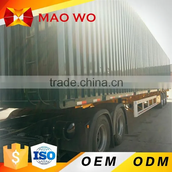 3 Axle 50ton Enclosed Cargo Box Truck Trailer Enclosed Van Trailer photo-5