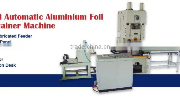 Aluminium Foil Container Making Machine