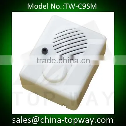 Motion sensor sound units with white housing