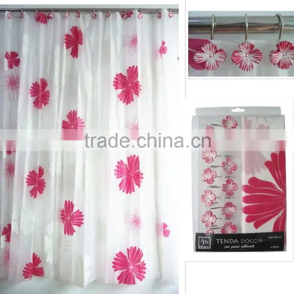 Eco-Friendly Factory Directly PEVA Shower Curtains;new 2015 Shower Curtain photo-2