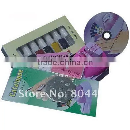 DIY Nail Art Stamping Printing Machine with Color Varnish Polish