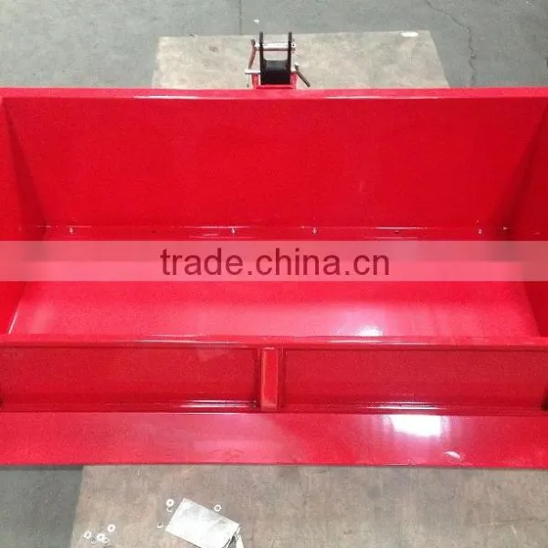 HOT!!! 3 Point Tipping Transport Box for Tractors ;tractor Rear Bucket Loader photo-4