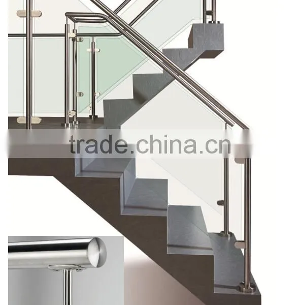 Steel Inox 304 Models Railings for Balconies Glass Railing photo-2