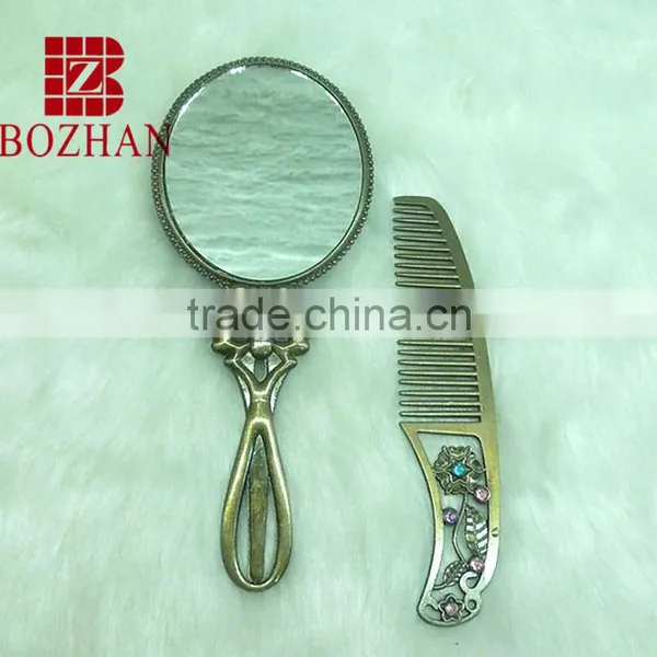 Good Selling Compact Mirror Set With Rhinestone photo-2