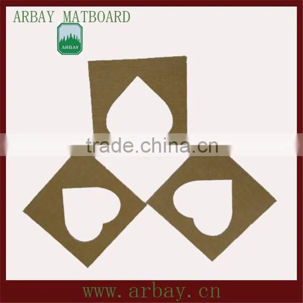 Heart Opening Matboard Special Shape Matboard Custom Special Shape Matboard