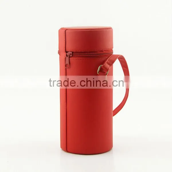 Faux Leather Wine Bag Carrier photo-4