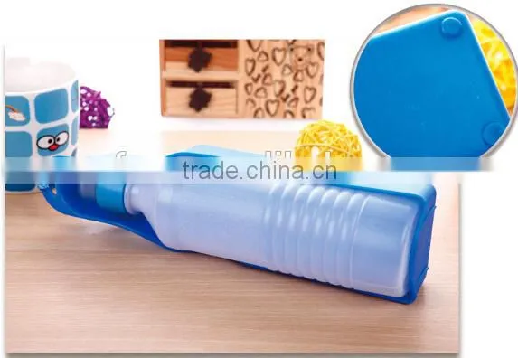 New Design Portable Foldable Plastic Feeding Bowl Dog Cat Travel Pet Water Bottle ,pet Water Feeding Bottle photo-5
