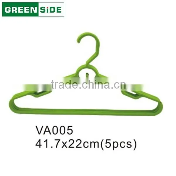 VA005 Variour Kinds Green Tie Purse Hanger Plastic Clothing Hanger photo-2