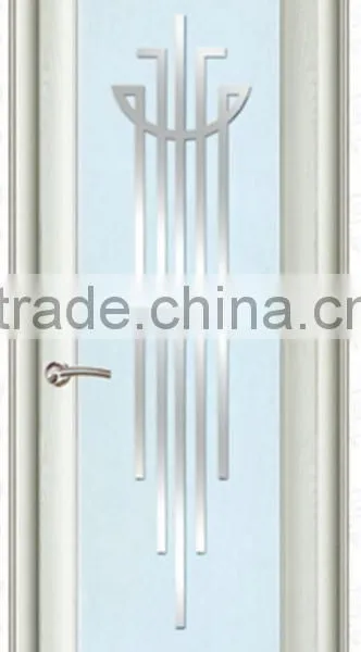 Commercial Aluminum Photo Frame Glass Door Toilet Glass Door Size photo-5