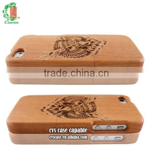Unbreakable Wooden Sticker Slim Blank Wood Case For Iphone 6 photo-5
