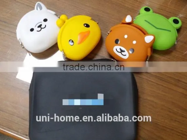 RoHS Certified Made in Taiwan Customized Branded Silicone Rubber Pouch Coin Bags for Daily Use
