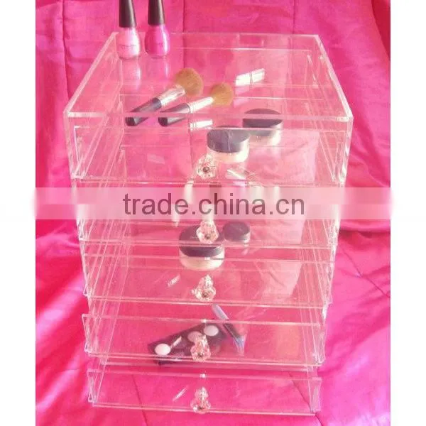 Customize Drawers Clear Acrylic Makeup Organizer Cosmetic Organizer Box photo-4