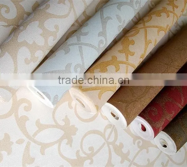 Red Pvc Vinyl String Heavy Wallpaper From Most Professional Wallpaper Manufacturer photo-2