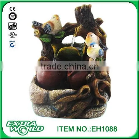 Home Decorative Small Fountain With Bird Drinking Water photo-6