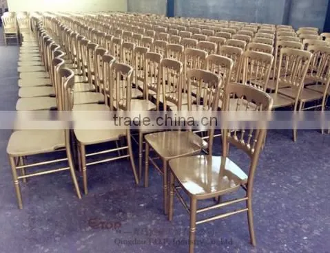 Rental Stackable Wedding Wood President Chair
