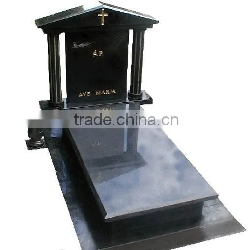 G684 Chinese Black Granite Stone Monument Headstone Tombstone Slabs