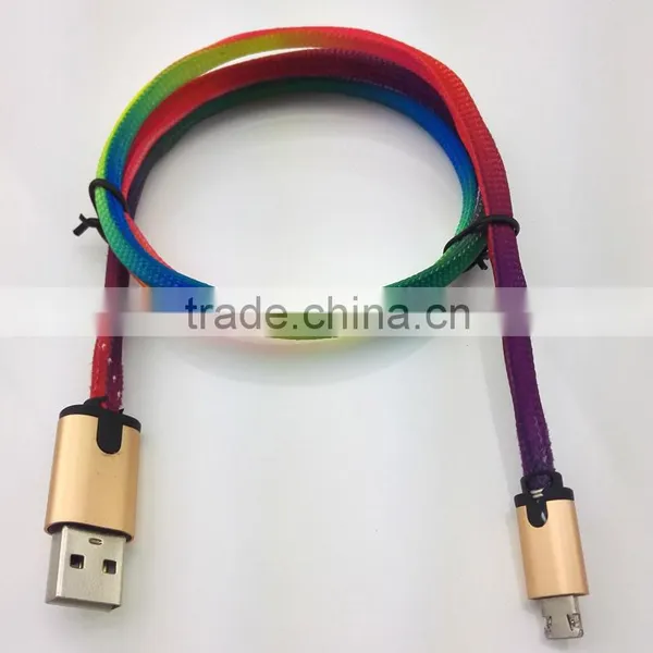 Best Sellers Shoelace LED Charging Cable Light up 2 In1 LED Usb Cable for Iphone 6s photo-3