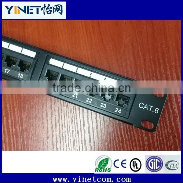 China Manufacturer CAT 6 Patch Panel, 24 Port, Shielded, 1U Wallmount photo-4