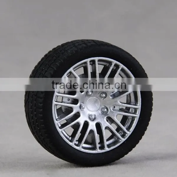 DIY Toys Accessories 35mm Natural Rubber Wheel Model Tires, Diameter of Bore is 3mm photo-5