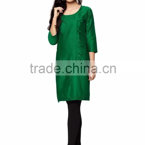 Stunning Black Color With Embroidery Design Vogue Designer Kurtis photo-5