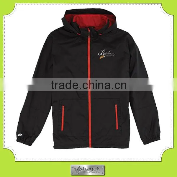 Custom Blue Printed no Hood Men's Wind Jacket photo-6