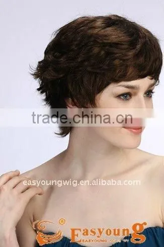 New Short Women's Synthetic Lace Wig for Mum, Mother Wigs photo-3