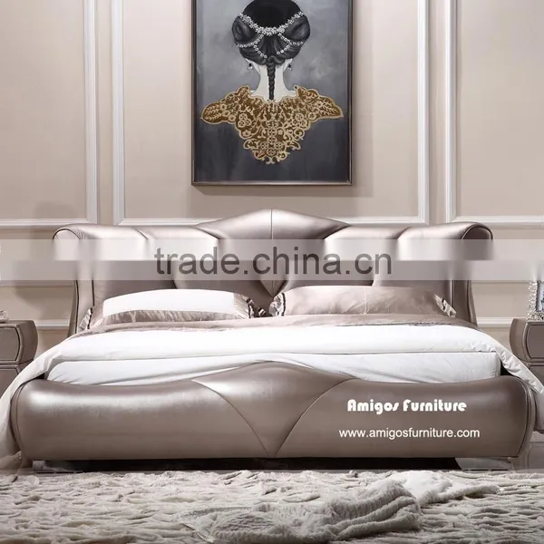 indian design leather beds