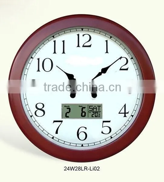 24 " Inch Large Wall Clock Quartz Big Size Wall Clock Wall Decor photo-2