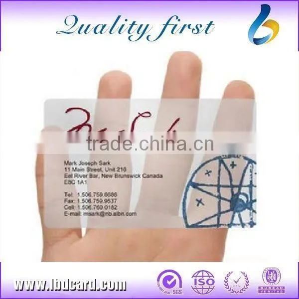Printable T5577 Crystal Transparent Proximity PVC Cards photo-3