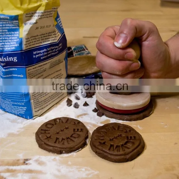 Unique Funny Silicone and Wood Cookie Stamp Baking Stamp Baking Tools photo-4