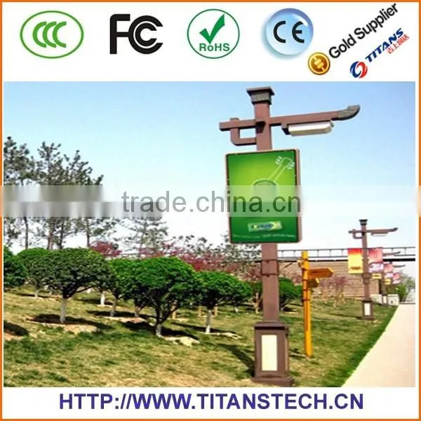Creative LED Lamp Post Advertising Display photo-2