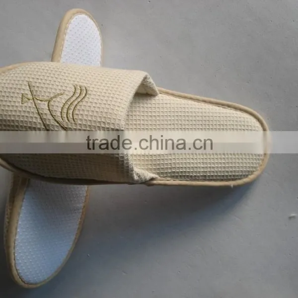 2015 Classic White Waffle Washable Closed Toe Hotel Slipper,non-disposable,disposable photo-5