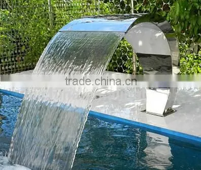 Water Fountain Equipment Stainless Steel Waterfall for Swimming Pool photo-2