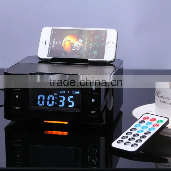 Multi-functional Speaker Dock With Programmable 90-minute Sleep Timer For Mobile Phones photo-3