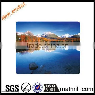 High Quality Natural Rubber Bottom Colored Surface The Mouse Pad For Low Price