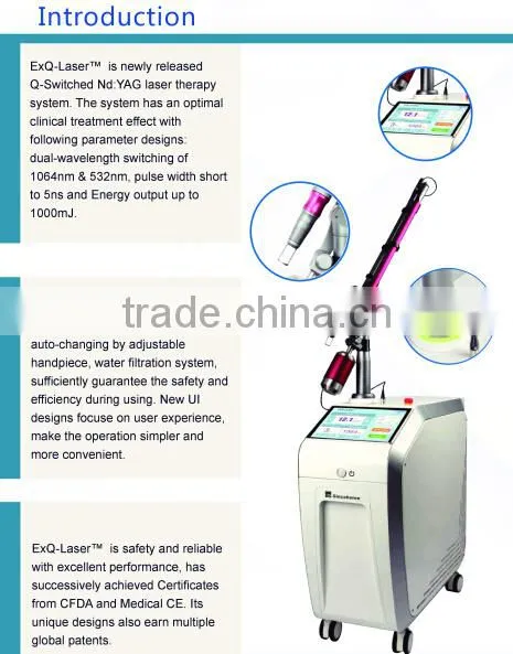 Tattoo Laser Removal Machine Sincoheren Q Switched Nd Yag Medical Zerona Laser Machine 1 HZ photo-2