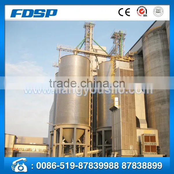 Large Scale Galvanized Steel Grain Bolted Silo Rice Husk for Overseas photo-3