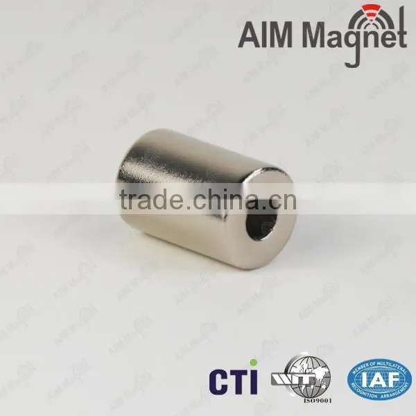 N42 Nickel Cylinder NbFeB Permanent Neodymium Magnet photo-3