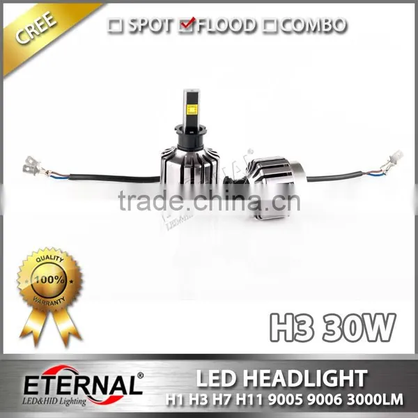 High Power H1 H3 H4 H7 H11 9005 9006 Led Led Headlight Car Automotive Powersports Truck Off-road Vehicles Led Kit photo-6